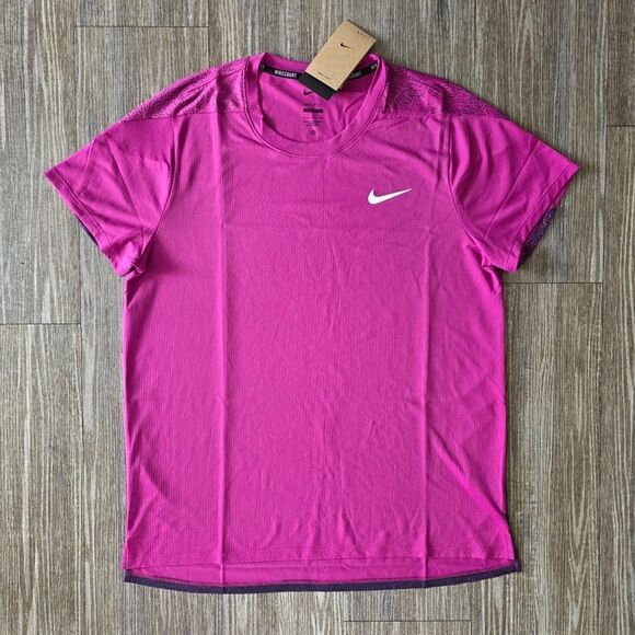 Nike Court Tennis Slam Top Shirt Men's Size M Wild Hot Fuschia New FQ2018-518 LE - Picture 2 of 12